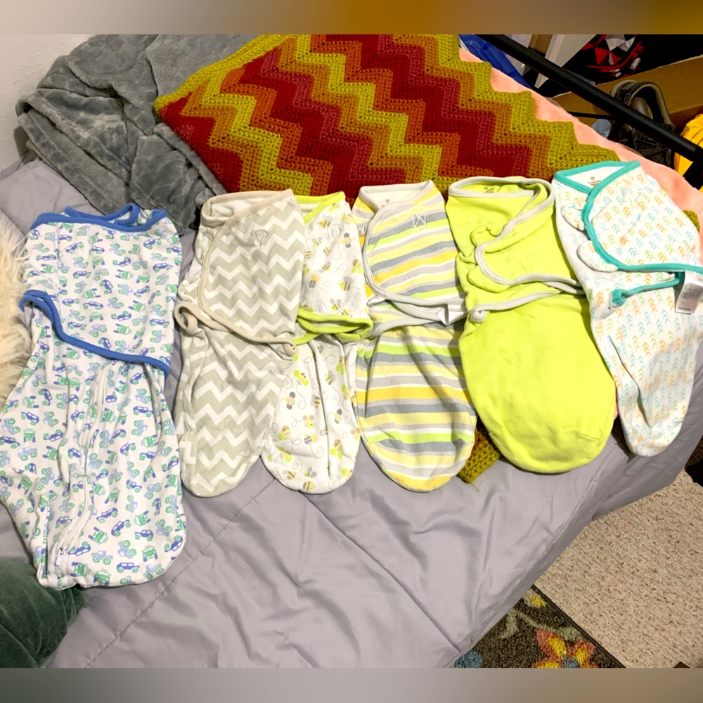 Set of 6 swaddle blankets